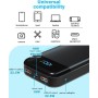 Batería Externa 27.000mAh, 22.5W Power Bank PD3.0 QC4.0 USB C PD Cargador Portátil Carga Rápida con Pantalla LCD y Outputs para