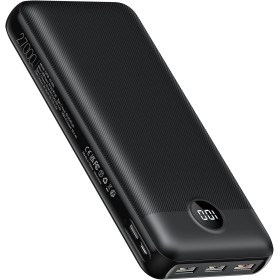 VEGER Power Bank,27000mAh Bateria Externa con Pantalla LED Bateria Portatil USB C Carga rapida PD 20W QC 3.0 con 2 Entradas y 4