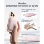 Baseus Picogo AM41 Power Bank, Ultra Slim 10000mAh Qi2 Magsafe Powerbank 15W Wireless, PD 27W de Carga Rápida, Mini Bateria