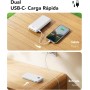 VEGER Power Bank,27000mAh Bateria Externa con Pantalla LED Bateria Portatil USB C Carga rapida PD 20W QC 3.0 con 2 Entradas y 4