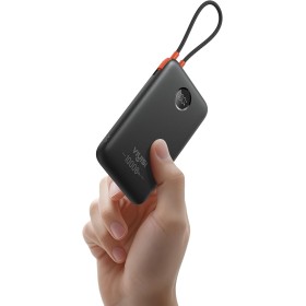 VIYISI Batería Externa 10000 Mah Ultrafino, QC 22,5w Power Bank Carga Rápida con Cable USB C Integrado PD 20W Compatible con