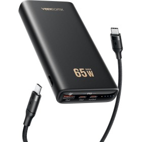 VEEKTOMX Power Bank 65W, 20000mAh Bateria Externa para Laptop con Cable USB C a C de 100W (1.5m), PD Quick Charge 3.0 Power Bank