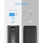 VRURC Batería Externa 20000mAh Mini Power Bank Carga Rapida 22.5W PD & QC 3.0 USB C Cargador Portatil compacta con 3 Entrada & 4