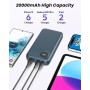 Batería Externa 20000mAh - A ADDTOP 22,5W Carga Rápida Powerbank 2 USB C Entrada&Salida 1 USB A Salida, Cargador Portátil