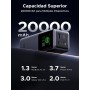UGREEN Nexode Power Bank 20000mAh 130W, Cargador Portátil con 2 USB C y 1 Tipo A Batería Externa con Pantalla, Compatible con