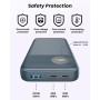 Batería Externa 20000mAh - A ADDTOP 22,5W Carga Rápida Powerbank 2 USB C Entrada&Salida 1 USB A Salida, Cargador Portátil