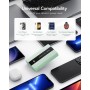 VRURC Batería Externa 20000mAh Mini Power Bank Carga Rapida 22.5W PD & QC 3.0 USB C Cargador Portatil compacta con 3 Entrada & 4
