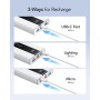 VRURC Batería Externa 20000mAh Mini Power Bank Carga Rapida 22.5W PD & QC 3.0 USB C Cargador Portatil compacta con 3 Entrada & 4