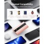 VRURC Batería Externa 20000mAh Mini Power Bank Carga Rapida 22.5W PD & QC 3.0 USB C Cargador Portatil compacta con 3 Entrada & 4