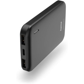 Hama | Power Pack Pocket-5 5.000 mAh (batería portátil, Power Bank, Carga rápida, Cargador, 2 Salidas 2xUSBA) Color Antracita