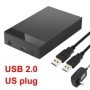 Caja HDD de 3,5 pulgadas, adaptador SATA a USB 3,0, carcasa de disco d