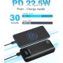 Batería Externa 27.000mAh, 22.5W Power Bank PD3.0 QC4.0 USB C PD Cargador Portátil Carga Rápida con Pantalla LCD y Outputs para