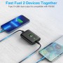 Bateria Externa Carga Rapida 10000mAh,PD 22.5W Power Bank con Pantalla LED, Salida 12V,Mini Bateria Externa Movil con USB