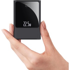 Batería externa superrápida de 22,5 W con 10000 mAh, salidas y entradas USB-C, cargador de teléfono portátil, mini batería