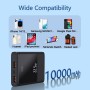 Batería externa superrápida de 22,5 W con 10000 mAh, salidas y entradas USB-C, cargador de teléfono portátil, mini batería