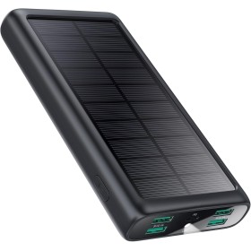 Power Bank 26800mAh Batería Externa con 5 Salidas, USB C (Entrada & Salida) Batería Portátil 15W PD 3A Carga Rápida Cargador