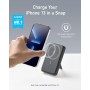 Anker 633 Batería Externa Magnética, 10000 mAh Power Bank Inalámbrico Plegable, Compatible con iPhone 16 Pro Max/15/14/13/12
