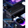 50000mAh Power Bank：22.5W Batería Externa de Carga rápida con Gran Capacidad y 5 Salidas y 3 entradas 2.5×20000 mAh