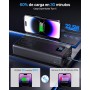 50000mAh Power Bank：22.5W Batería Externa de Carga rápida con Gran Capacidad y 5 Salidas y 3 entradas 2.5×20000 mAh