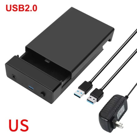 Caja HDD de 2,5 3,5 pulgadas tipo C y USB3.0 carcasa de disco duro SAT