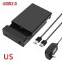 Caja HDD de 2,5 3,5 pulgadas tipo C y USB3.0 carcasa de disco duro SAT