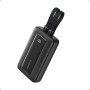 Anker Zolo Power Bank, Cargador Portátil de 10.000 mAh y 30 W de Potencia Máxima con USB-C Integrado y Cables Lightning con
