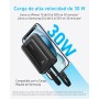 Anker Zolo Power Bank, Cargador Portátil de 10.000 mAh y 30 W de Potencia Máxima con USB-C Integrado y Cables Lightning con