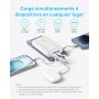 Anker Zolo Power Bank, Cargador Portátil de 10.000 mAh y 30 W de Potencia Máxima con USB-C Integrado y Cables Lightning con