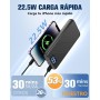 Power Bank 10000mAh, 22.5W Bateria Externa Carga Rapida, Bateria Portatil PD3.0 QC4.0 Cargador Portátil USB C Input & Output con