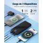 Power Bank 10000mAh, 22.5W Bateria Externa Carga Rapida, Bateria Portatil PD3.0 QC4.0 Cargador Portátil USB C Input & Output con