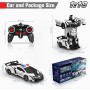 Coche Teledirigido Niños 3 4 5 6 7 8 9 Años, 2 en 1 Radiocontrol Transformar RC Cars/Robots Rotación 360° Coches Juguetes
