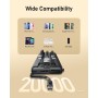Power Bank 20000mAh, VEEKTOMX Bateria Externa USB C Cargador Portatil con Cables Integrados, 5 Salidas y 2 Entradas Powerbank