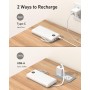 Power Bank 20000mAh, VEEKTOMX Bateria Externa USB C Cargador Portatil con Cables Integrados, 5 Salidas y 2 Entradas Powerbank