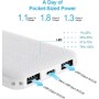 EUARY Batería Externa portátil de 5000 mAh, batería Externa para teléfono móvil con Salida Dual de 2,0 A, batería Externa Ligera
