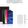 EUARY Batería Externa portátil de 5000 mAh, batería Externa para teléfono móvil con Salida Dual de 2,0 A, batería Externa Ligera