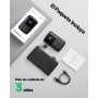 INIU Power Bank, Mini 10000mAh 22.5W Bateria Externa Carga Rapida, USB C PD3.0 QC4.0 Cargador Portatil, Powerbank con Soporte