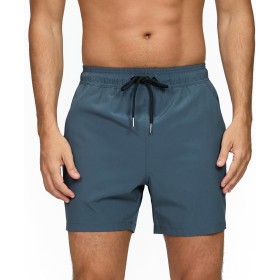 Aisprts Bañador Hombre con Bolsillos con Cremallera Bañador Natacion Repelente al Agua de Secado Rápido Pantalones Cortos Hombre