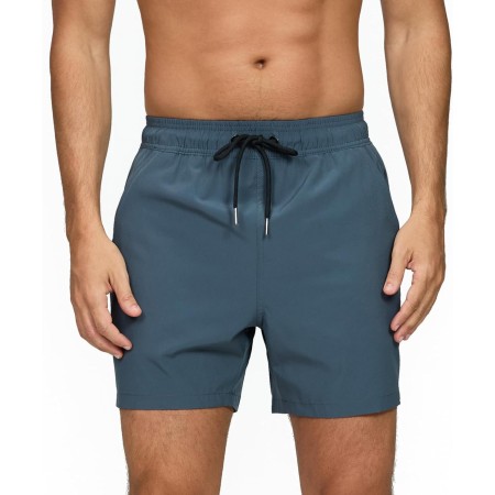 Aisprts Bañador Hombre con Bolsillos con Cremallera Bañador Natacion Repelente al Agua de Secado Rápido Pantalones Cortos Hombre