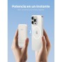 UGREEN Nexode Power Bank Magnético 5000mAh, Batería Externa Carga Rápida PD15W con Cable USB C, Cargador Portátil Inalámbrico