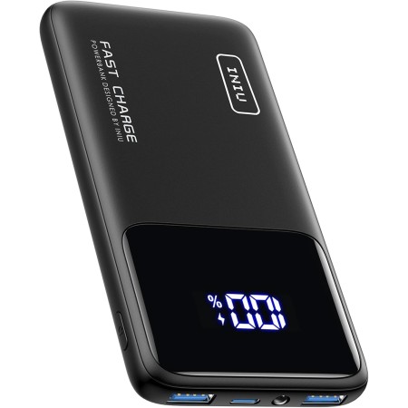INIU Power Bank, 22.5W 10000mAh Bateria Externa Carga Rapida, Bateria Portatil PD3.0 QC4.0 Powerbank USB C Input&Output