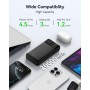20000mAh Power Bank 22.5W Bateria Externa Carga Rapida USB C In/Output Bateria Portatil Pantalla LED, Cargador Portatil Batería