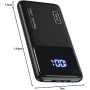 INIU Power Bank, 22.5W 10000mAh Bateria Externa Carga Rapida, Bateria Portatil PD3.0 QC4.0 Powerbank USB C Input&Output
