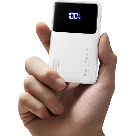 INIU Power Bank, 22.5W 10000mAh Bateria Externa Carga Rapida, Bateria Portatil PD3.0 QC4.0 Powerbank USB C Input&Output