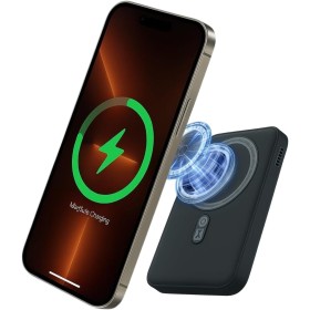 ETHERNS 10000mAh Batería Portátil iPhone y Android inalámbrica magnética | Batería externa iPhone de 22.5W con carga rápida,
