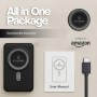 ETHERNS 10000mAh Batería Portátil iPhone y Android inalámbrica magnética | Batería externa iPhone de 22.5W con carga rápida,