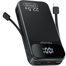 Bateria Externa 25.800mAh 22,5W Carga Rapida Power Bank con 4 Salidas USB y Pantalla LED Cargador Portatil PD QC3.0 USB C