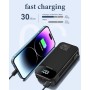 Bateria Externa 25.800mAh 22,5W Carga Rapida Power Bank con 4 Salidas USB y Pantalla LED Cargador Portatil PD QC3.0 USB C