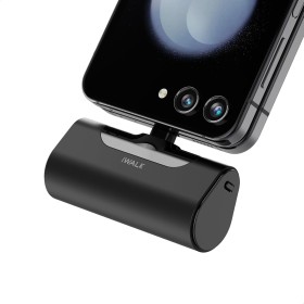 iWALK Cargador Portátil 4500mAh, Ultra Compacto Bateria Externa Petit Power Bank Compatible con iPhone Serie 16/15 Samsung
