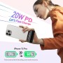 iWALK Cargador Portátil 4500mAh, Ultra Compacto Bateria Externa Petit Power Bank Compatible con iPhone Serie 16/15 Samsung
