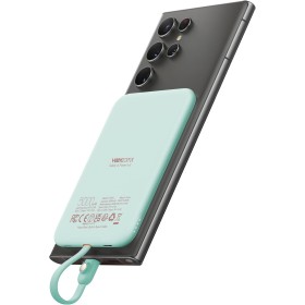 VEEKTOMX Bateria Portatil USB C 5000mAh, Compacto Power Bank con Cable Integrado Tipo C (Non Inalambrico Carga Powerbank),
